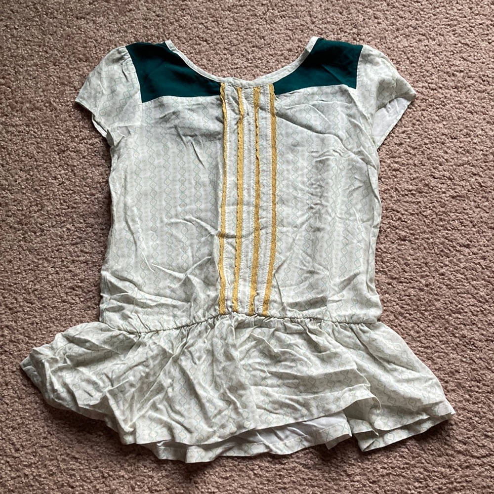 435 by Matilda Jane Green Shirt~size 8~